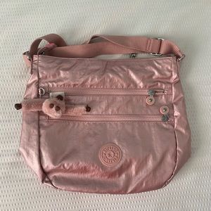kipling zelenka bag icy rose